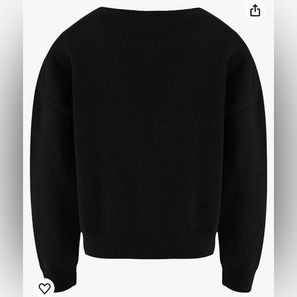 Daisy Sweater Jacket - V-Neck Button Down Sweater - Picture 6 of 9